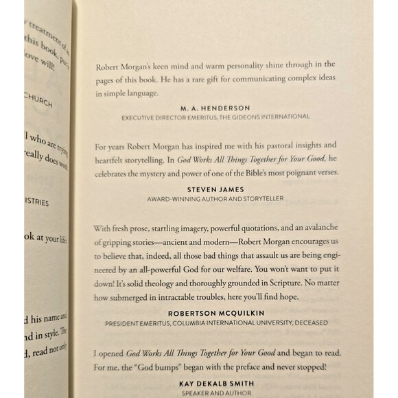 God Works All Things Together for Your Good -Robert J. Morgan - Picture 3 of 10